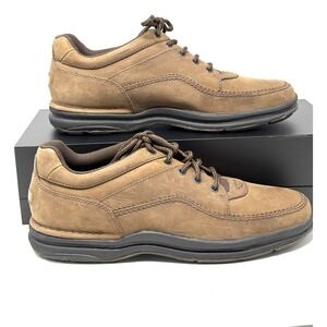 Rockport Men's World Tour Comfort Shoes Tan Size 11 M  MWT17M NuBuck Leather